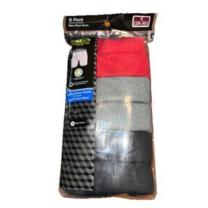 Athletic Works Small Men's Boxer Briefs Underwear 6 Pack New 6” Inseam Mesh